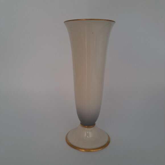 Vintage Alka Bavaria Kathalena Porcelain Vase With Gold Floral Design - Picture 4 of 12